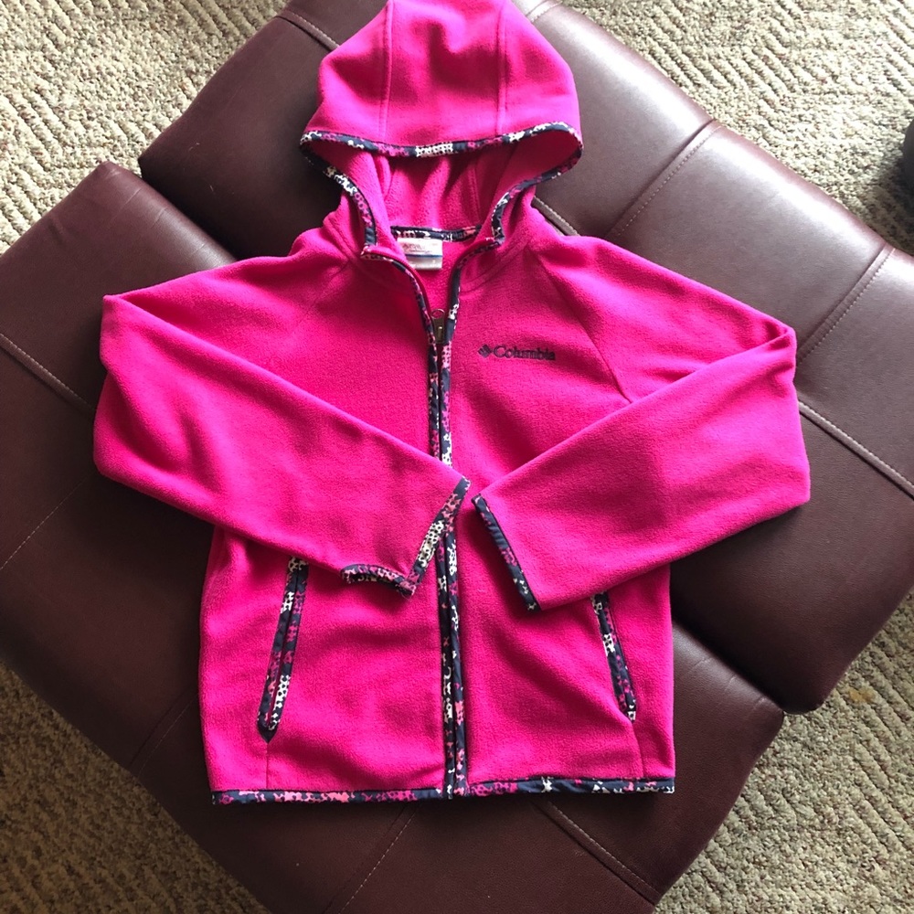 Columbia fleece full zip jacket small (8)